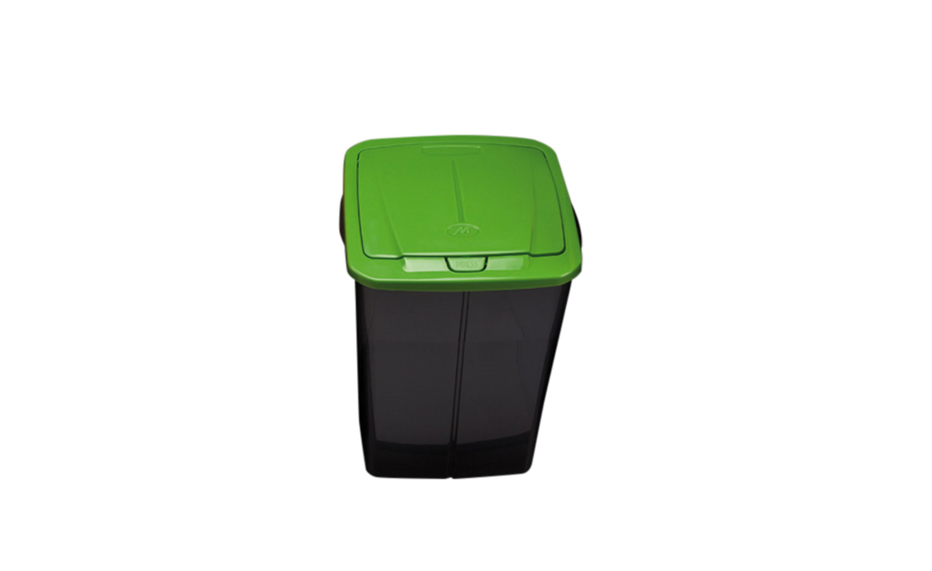 Kanta za smeće Ecobin 45l, zeleni poklopac