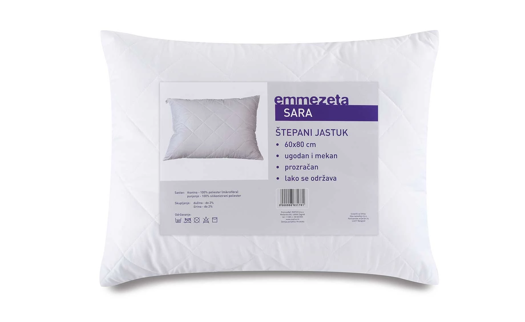 Jastuk Sara štepani