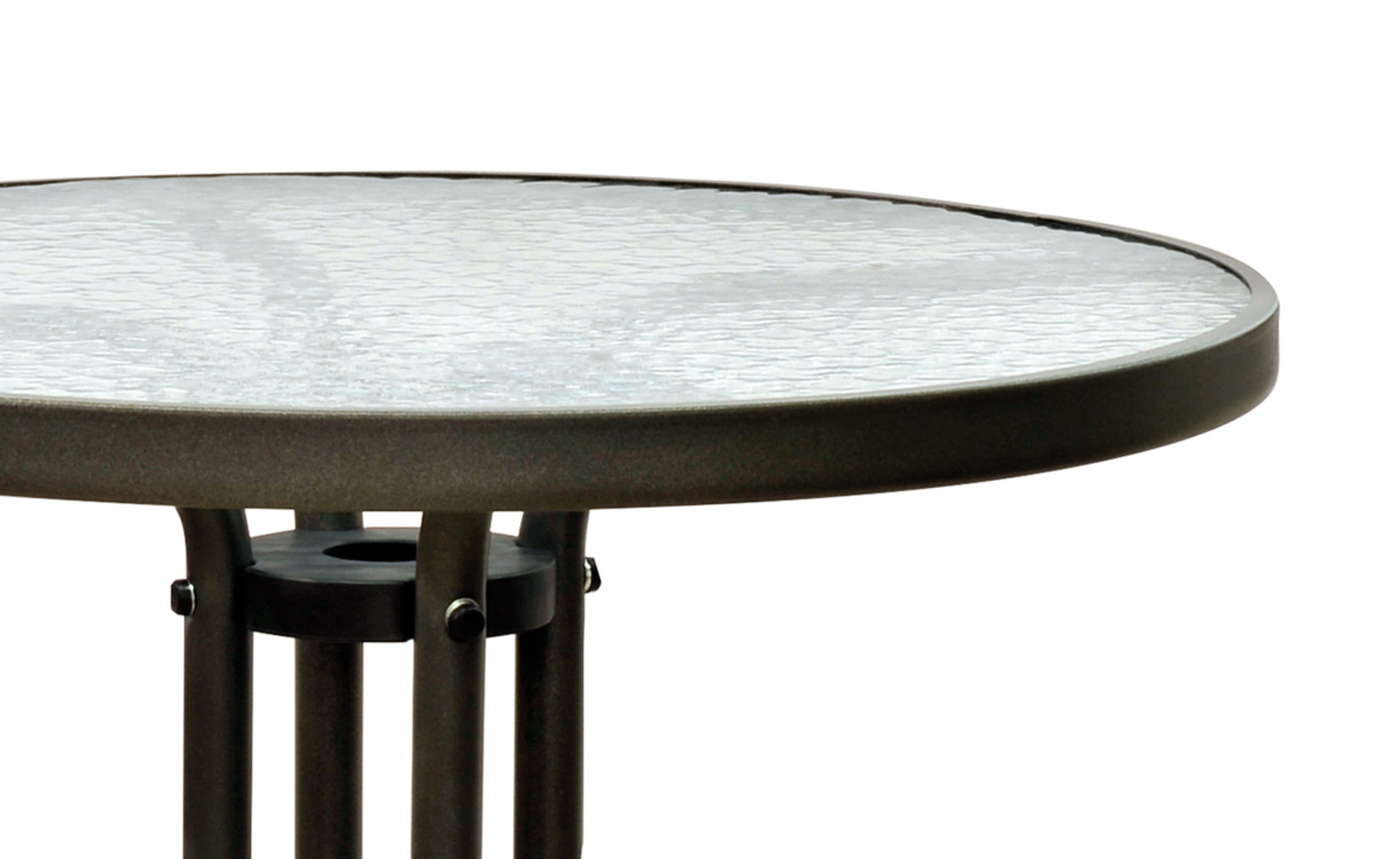 Bistro stol sa staklom D60 cm