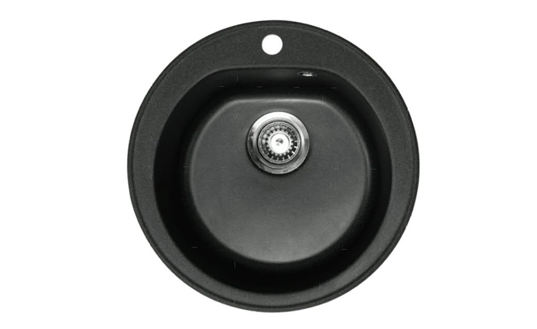 Metalac X Venere sudoper D51cm crni + sifon 3,5