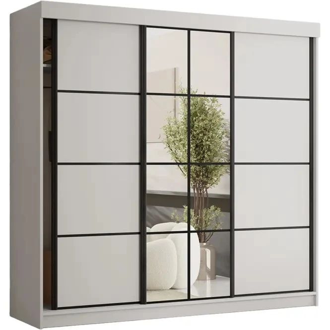 TANGER KL.ORMAR + OGLEDALO 250X59X205 KAŠMIR